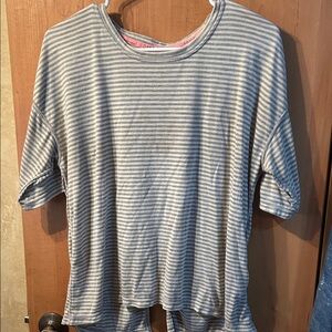 Calvin Klein Performance Gray Striped Tee
